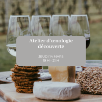 Atelier d'œnologie découverte